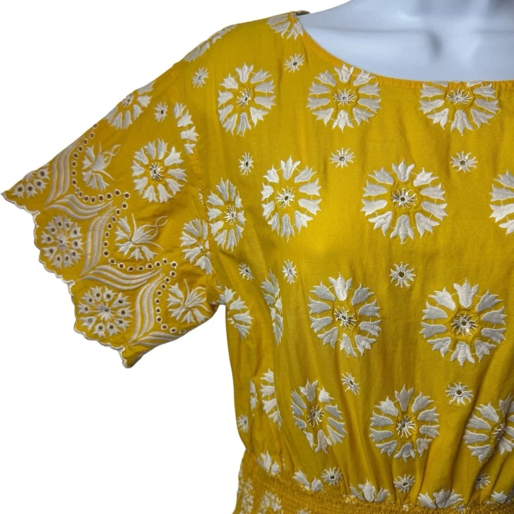 Tory Burch Floral Embroidered Mini Summer Dress Special Occasion‎ Garden 2